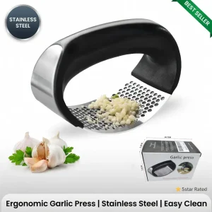 Stainless Steel Garlic Press