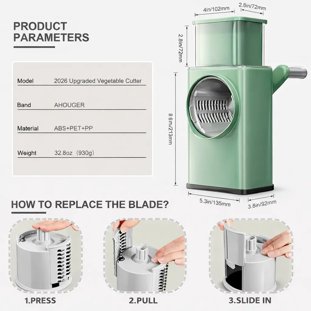 Nut Chopper Kitchen Gadget Parameters